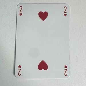 Louis Vuitton Playing Card - 2 Red Heart
